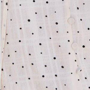 Vici Polka Dot Blouse- NWT Size Large